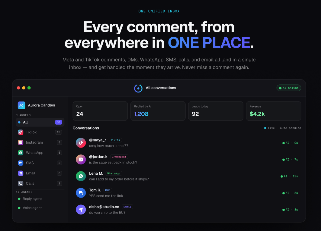 Base360 unified inbox