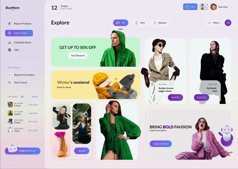 Gaia assistant — recorded order-tracking conversation