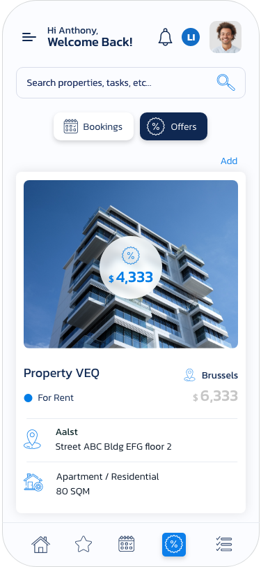 Locus app — offers