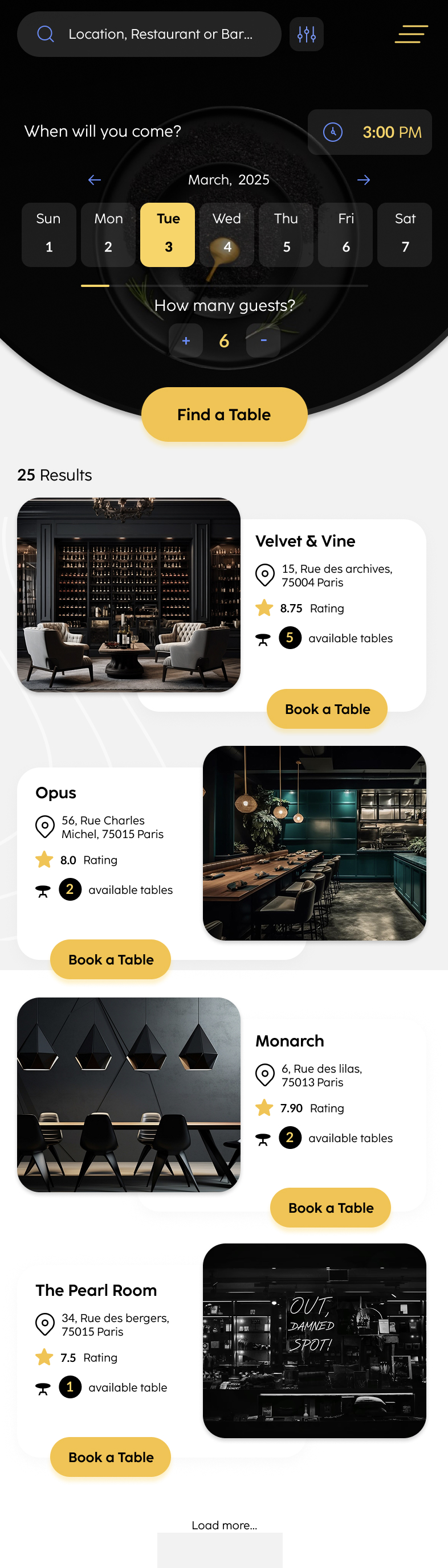 Related — select a restaurant